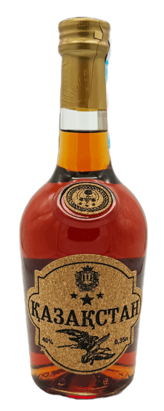 Казахстан (пробка, пузатый) 0.35 - коньяк Казахстан (пробка, пузатый) 0.35 - коньяк