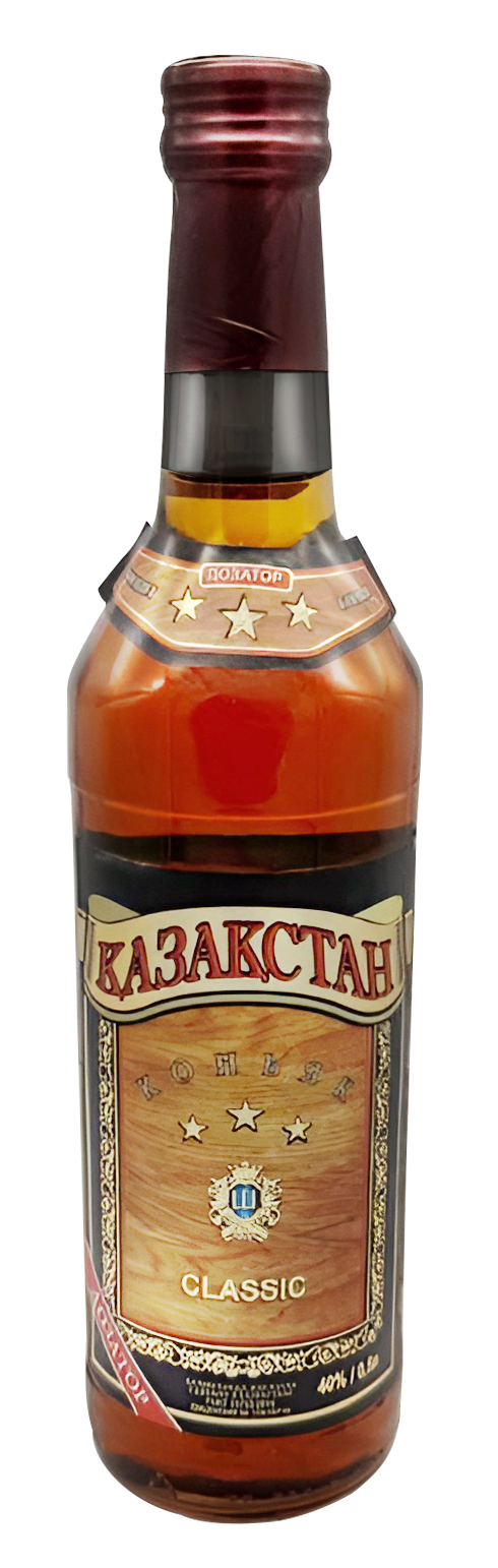 Казахстан 0.5 (дозатор) - коньяк c дозатором Казахстан 0.5 (дозатор) - коньяк c дозатором