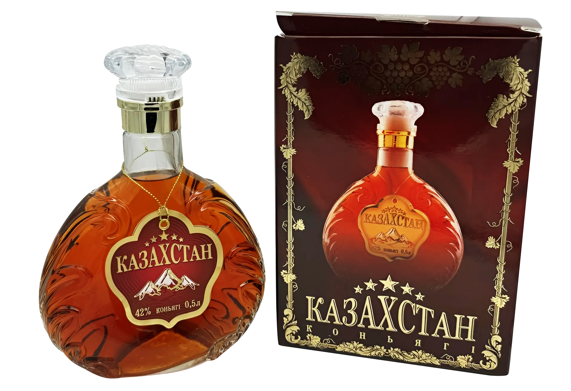 Казахстан (подарочный) 0.5 - коньяк в подарочной упаковке Казахстан (подарочный) 0.5 - коньяк в подарочной упаковке